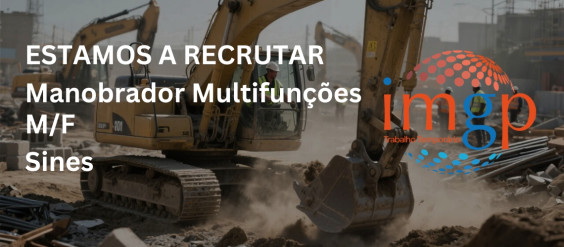 Manobrador Multifun&ccedil;&otilde;es (M/F) &mdash; Sines